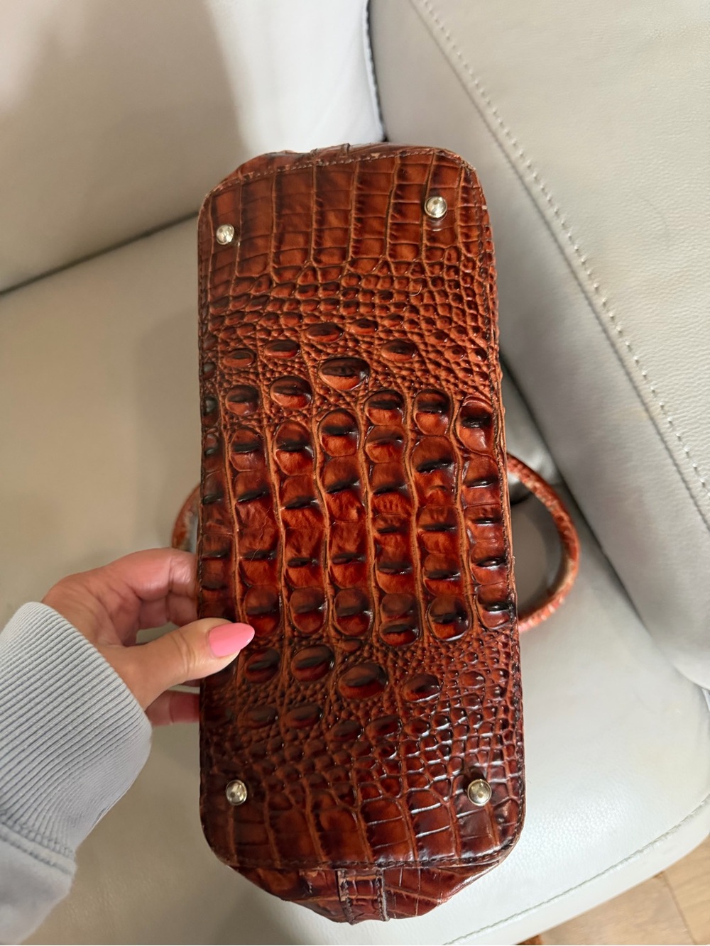 Brahmin Brooke Crocodile/Alligator Tote - Picture 6 of 7